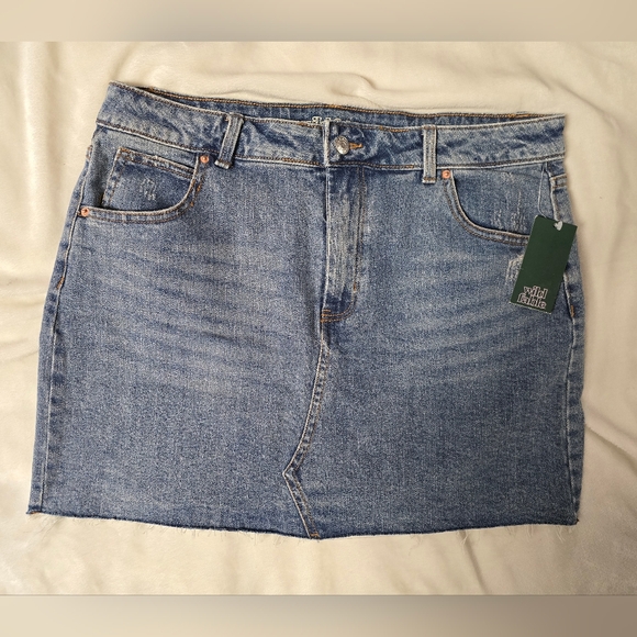 Wild fable Jean skirt, size 14. New with tags - Picture 1 of 5